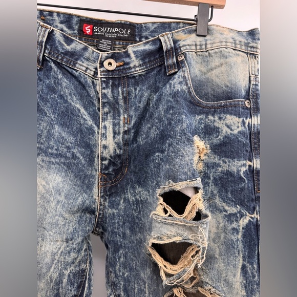 South Pole Ripped Jeans 38/30 - Picture 4 of 11